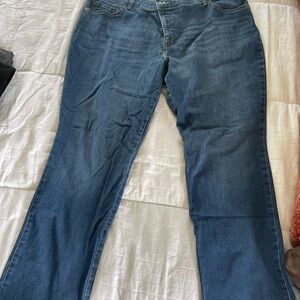 Lee Women's Straight Leg Blue Jeans